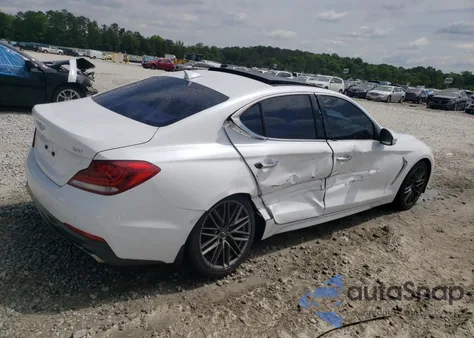 2019 Genesis G70 Elite из США, поврежденный, VIN KMTG34LA7KU032247